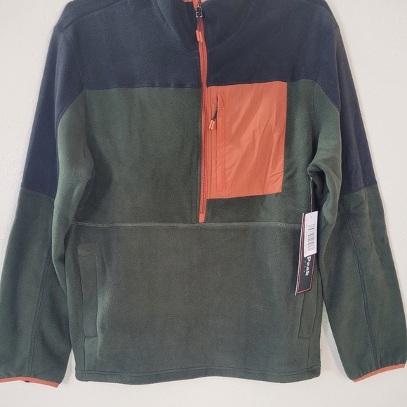 GRAYS PEAK Outdoors Black Evergreen Quarter Zip Fleece Pullover Size M - Picture 3 of 15